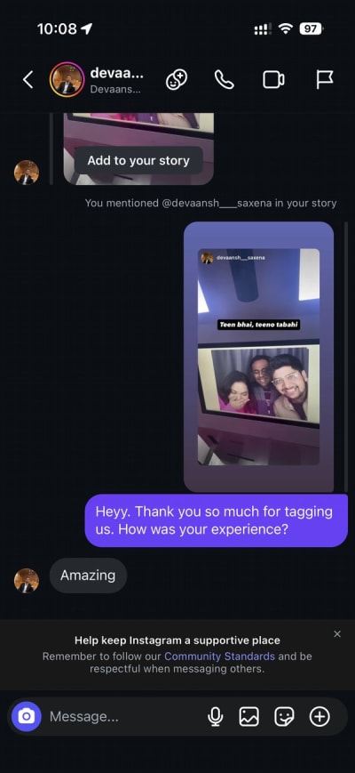 Customer review