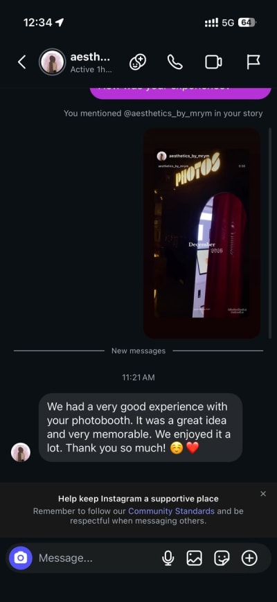 Customer review