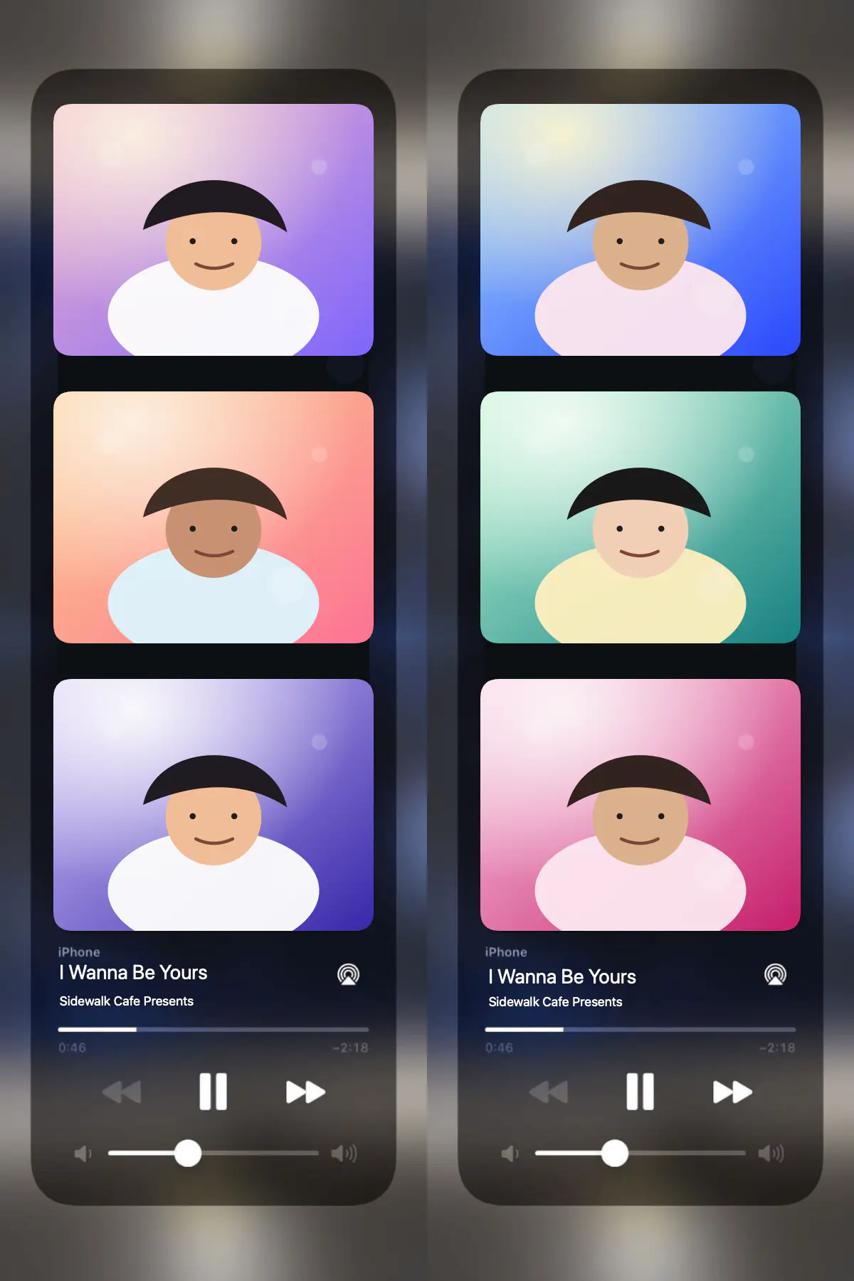 Music style web photo booth template example